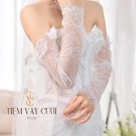 TVC532 Đầm Cưới Cô Dâu, Váy Cưới Đi Bàn, Cúp Ngực, Dáng Ôm